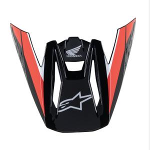 Kiivri visiir Alpinestars S-M5 Honda musta-punase-hallile kiivrile