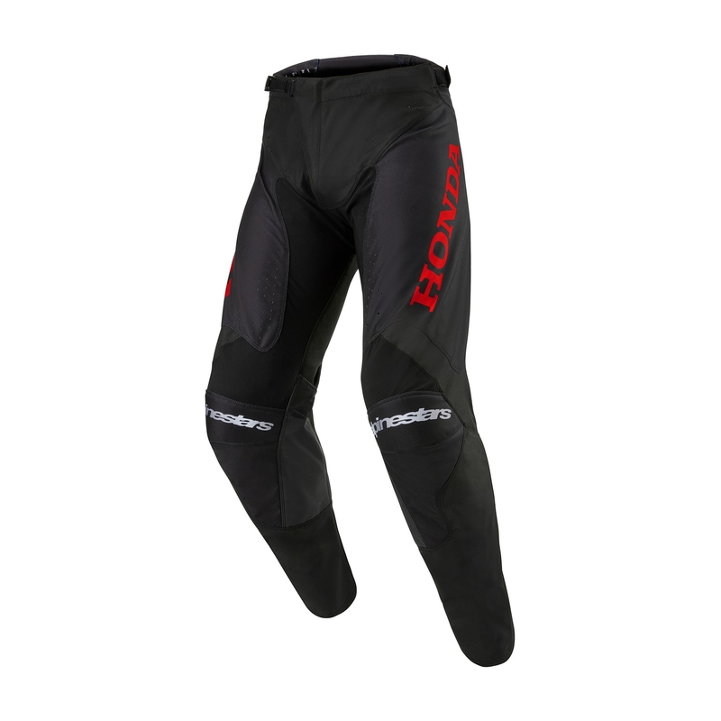 Alpinestars Racer Iconic Honda motokrossi püksid must ja punane
