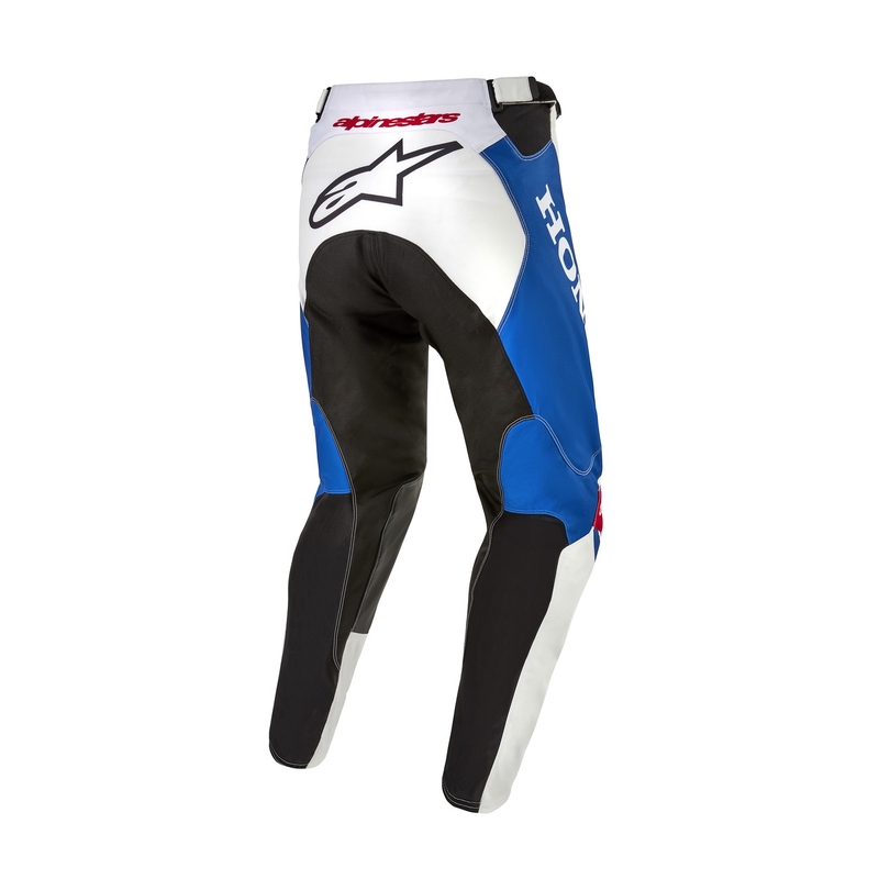 Alpinestars Racer Iconic Honda motokrossipüksid valge-sinine-punane-mustad