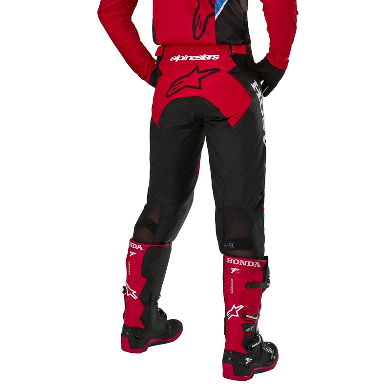 Alpinestars Racer Iconic Honda motokrossipüksid punane-must-sinine-valge kollektsioon