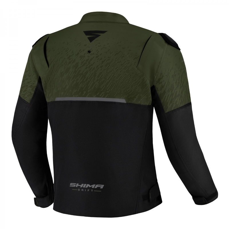 Mootorratta jakk Shima Drift khaki-must