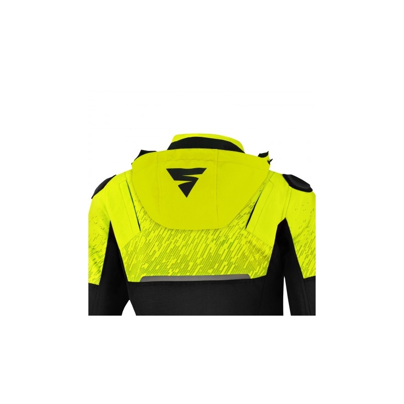 Kapuuts naiste jope Shima Drift fluo kollane