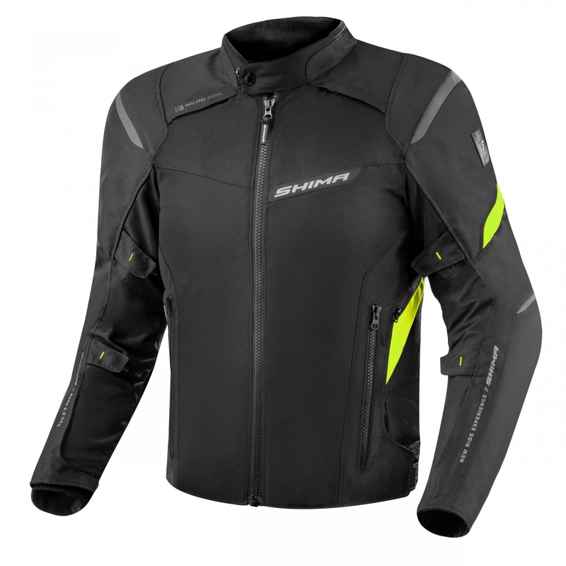 Mootorratta jope Shima Rush 2.0 must-fluo kollane