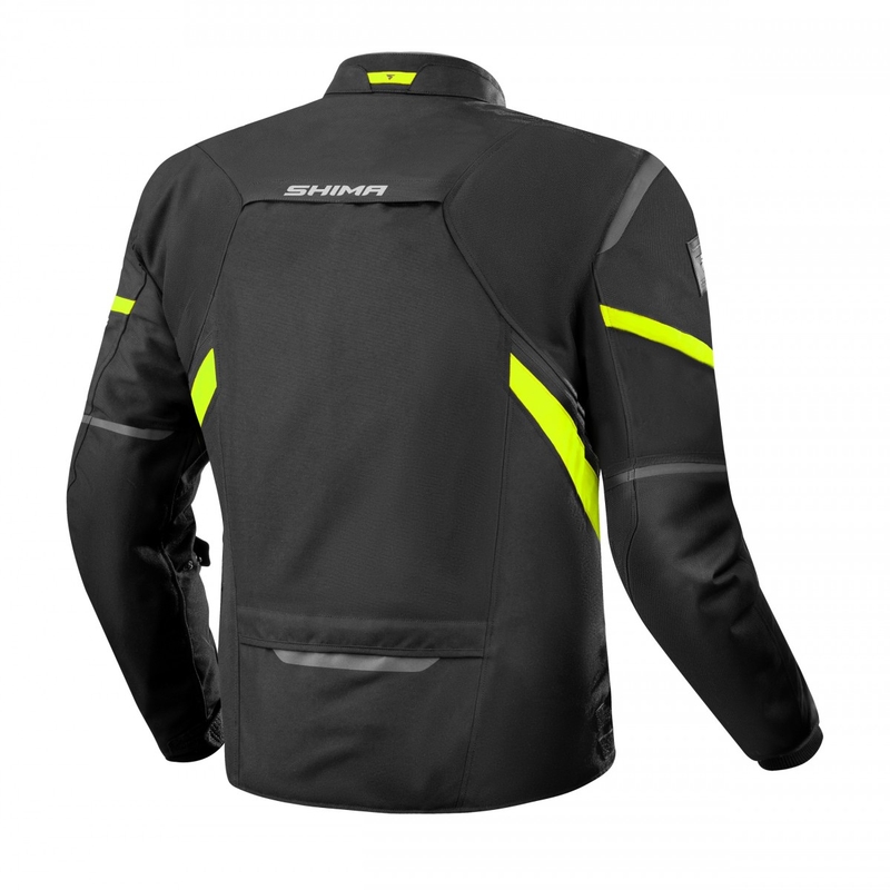 Mootorratta jope Shima Rush 2.0 must-fluo kollane