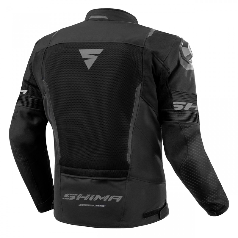 Shima Solid 2.0 Vent Black mootorratta jakk