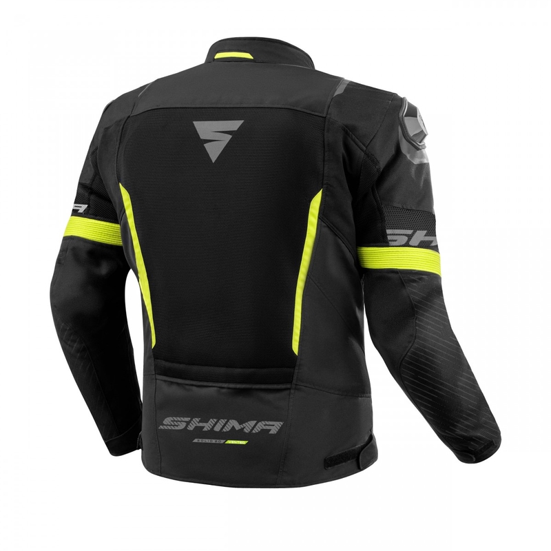 Mootorratta jope Shima Solid 2.0 Vent must-fluo kollane
