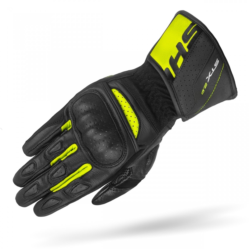 Mootorrattakindad Shima STX 2.0 must-fluo kollane