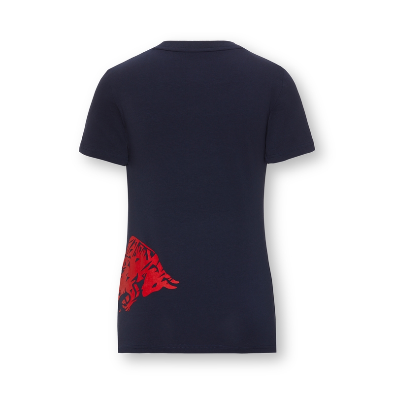 Naiste Red Bull Adrenaline T-särk sinine ja punane