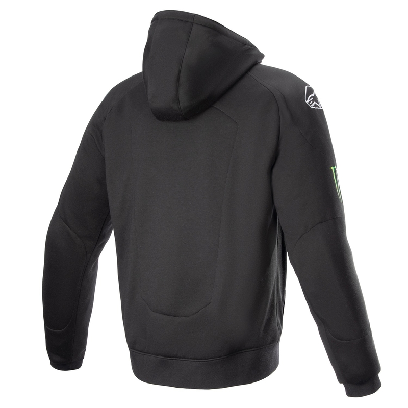 Alpinestars Chrome Ignition Monster FQ20 must-punase-valge-roheline mootorratta jope