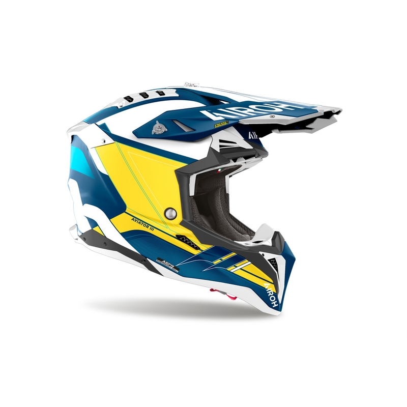 Motokrossikiiver Airoh Aviator 3 Saber matt sinine