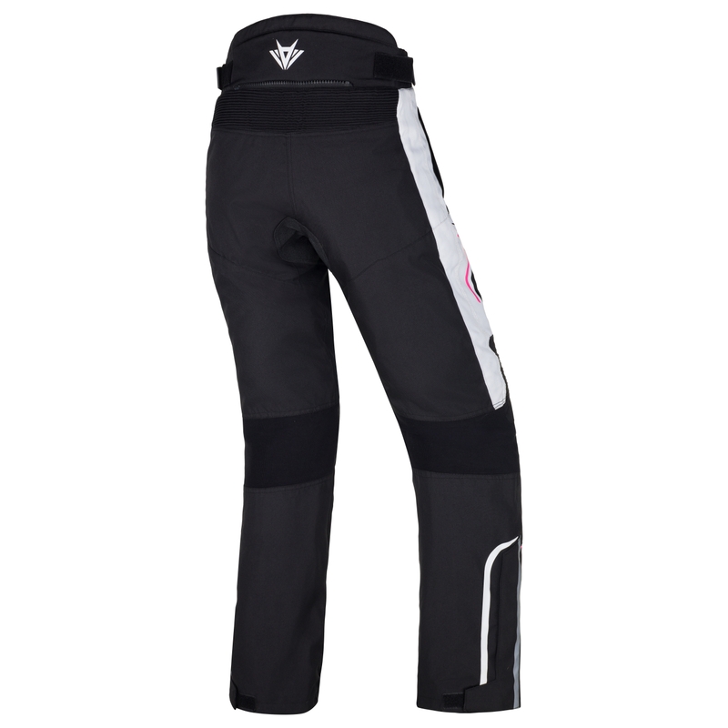 Naiste RSA Wasp mustad, roosa ja valged mootorrattapüksid