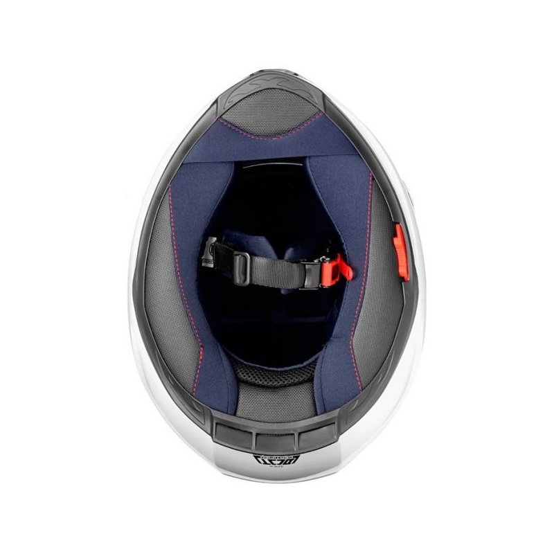 Přilba na motorku Cassida Apex Fusion černo-fluo červená výprodej