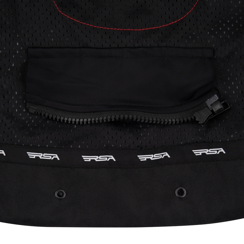 Naiste mootorrattajakk RSA Wasp valge-must-fluorestseeriv kollane