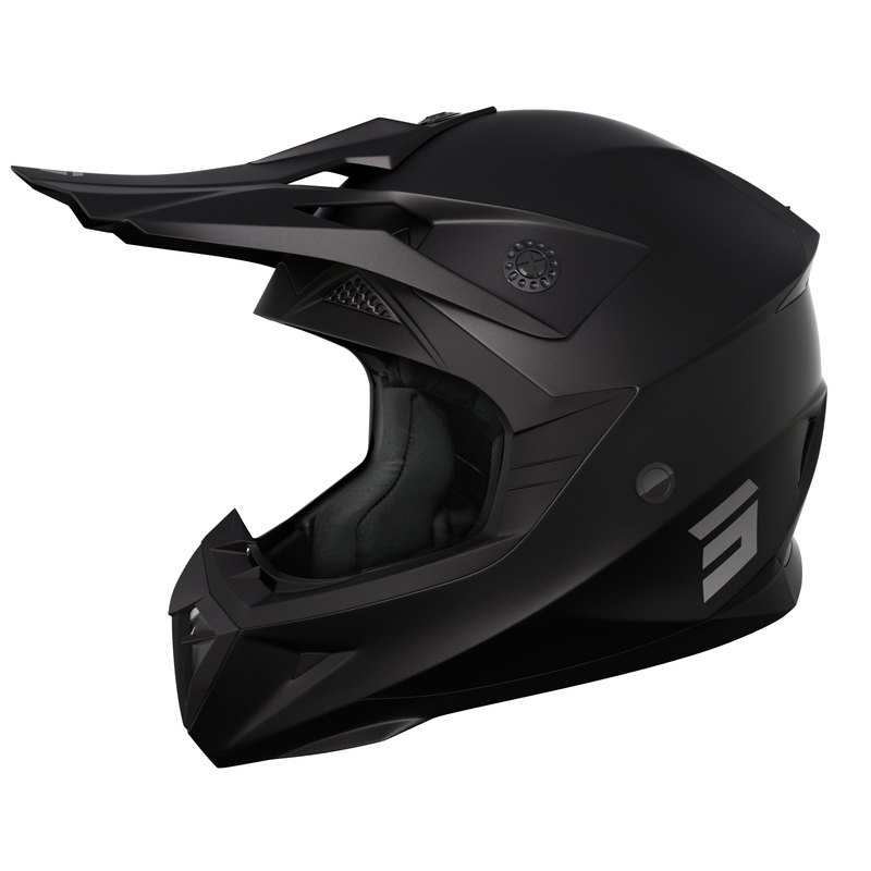 Laste motokrossikiiver Shot Pulse Kid 2.0 matt must