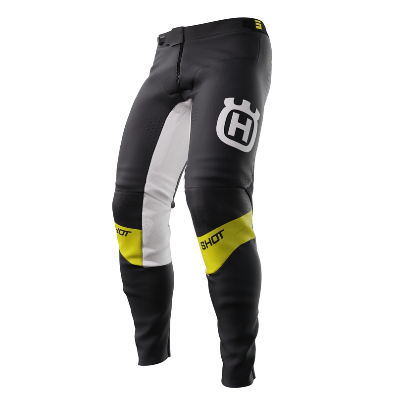 Motokrossi püksid Shot Aerolite Husqvarna LE mustad allahindlus