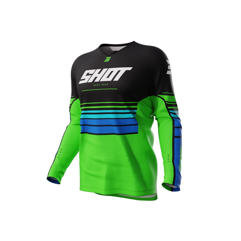 Dětský motokrosový dres Shot Peak zelený výprodej