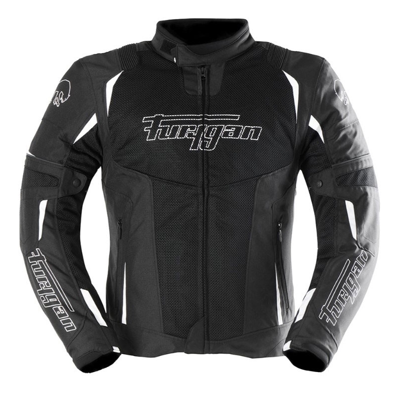 Mootorratta jope Furygan ULTRA SPARK 3IN1 VENTED+ must ja valge