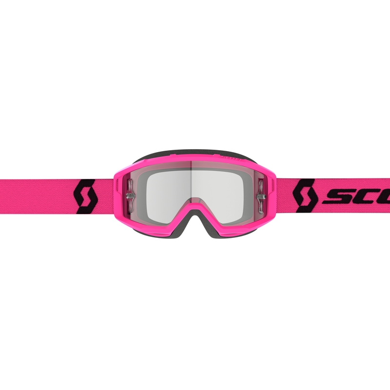 Motokrossiprillid SCOTT Primal roosa-mustad