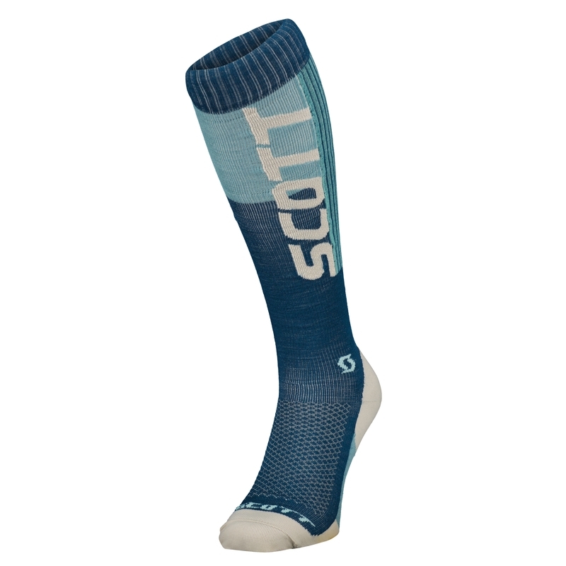 SCOTT Merino sokid sinine-mint