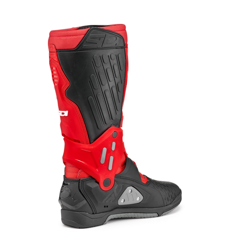 SiDi Crossair mustad ja punased mootorratta saapad