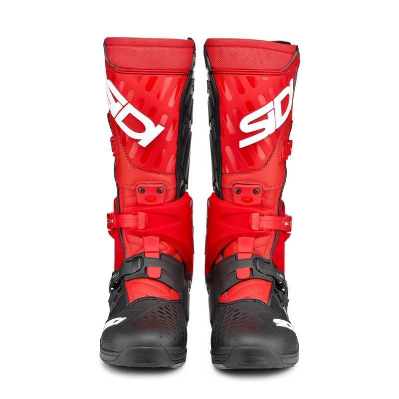 SiDi Crossair mustad ja punased mootorratta saapad