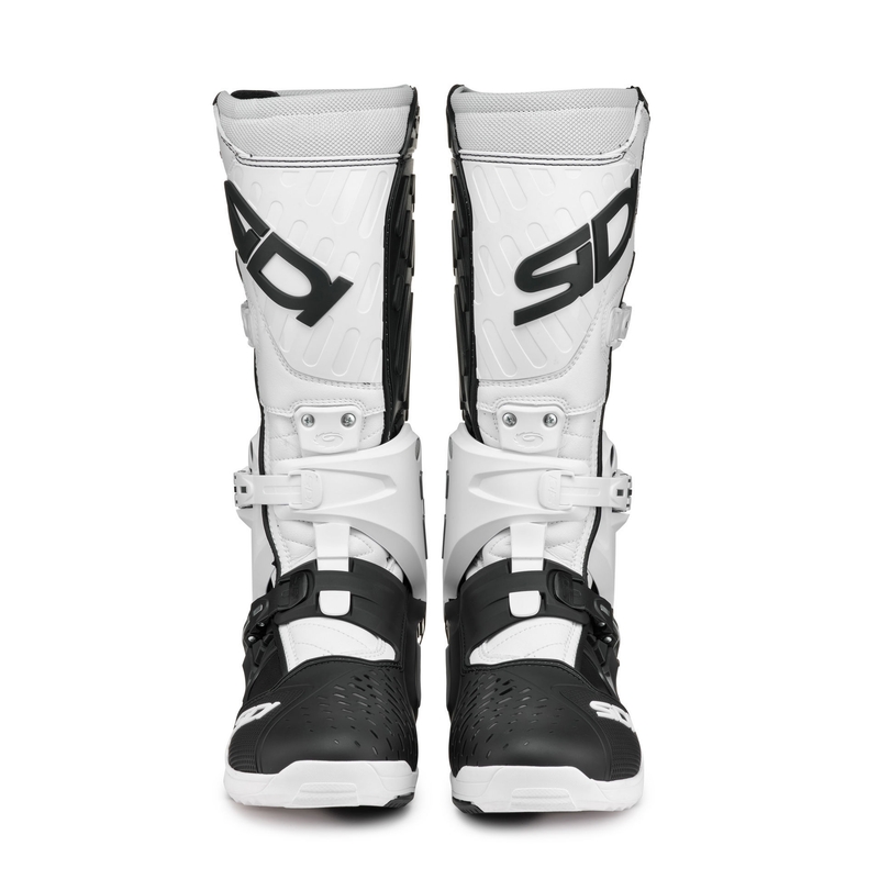 SiDi Crossair must-valged mootorratta saapad
