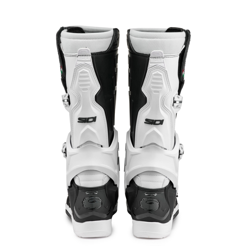 SiDi Crossair must-valged mootorratta saapad
