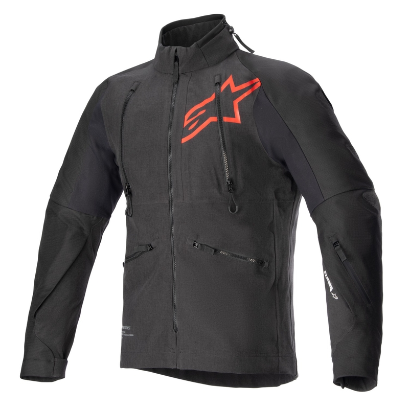 Alpinestars Hyde XT Drystar XF must ja punane fluo