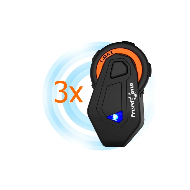 3 Bluetooth intercom T-MAX komplekt