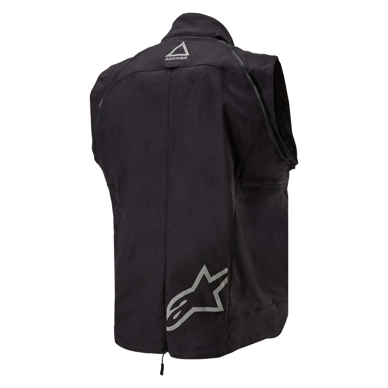 Alpinestars Techdura must ja pruun mootorratta jakk