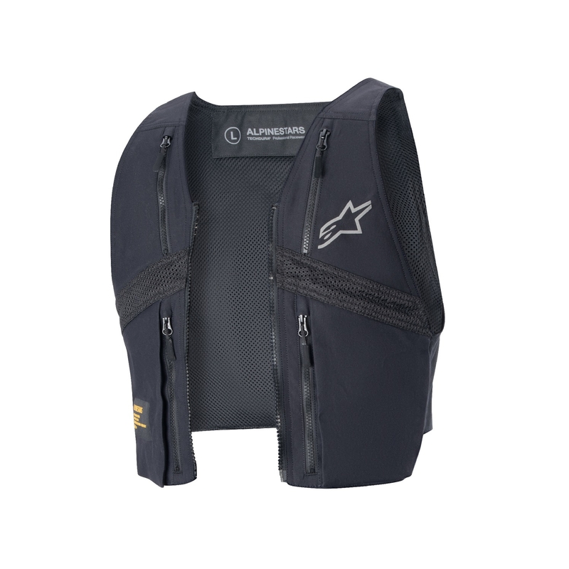 Alpinestars Techdura must ja pruun mootorratta jakk