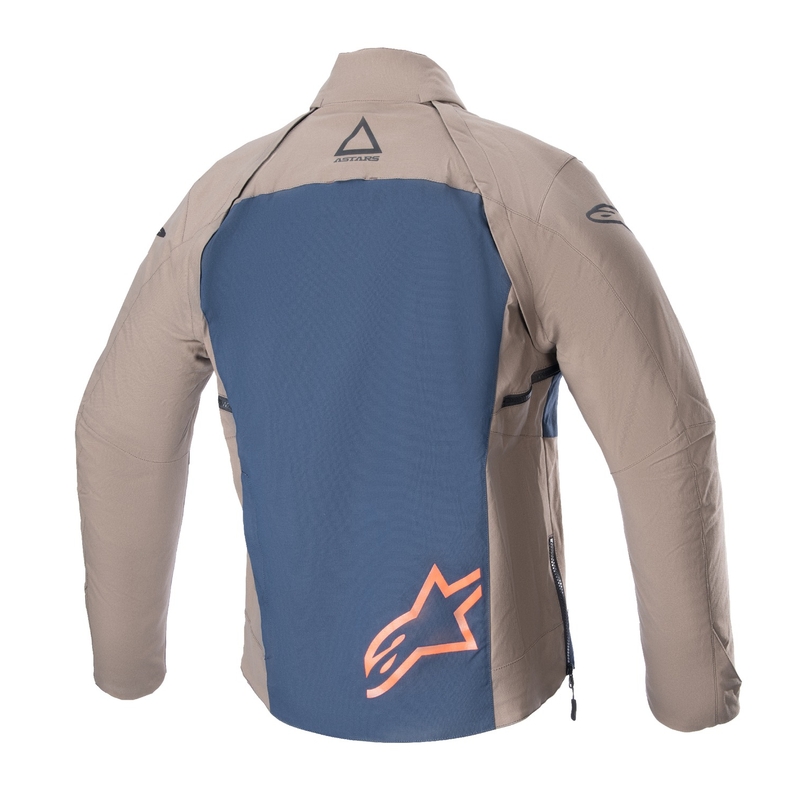 Alpinestars Techdura must-pruun-tumesinine mootorratta jope