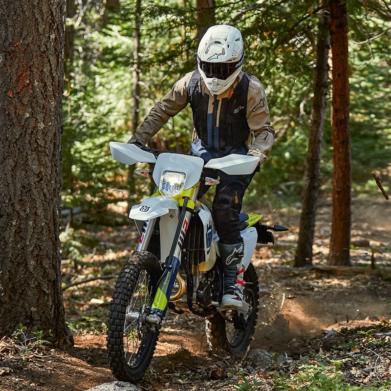 Alpinestars Techdura must-pruun-tumesinine mootorratta jope