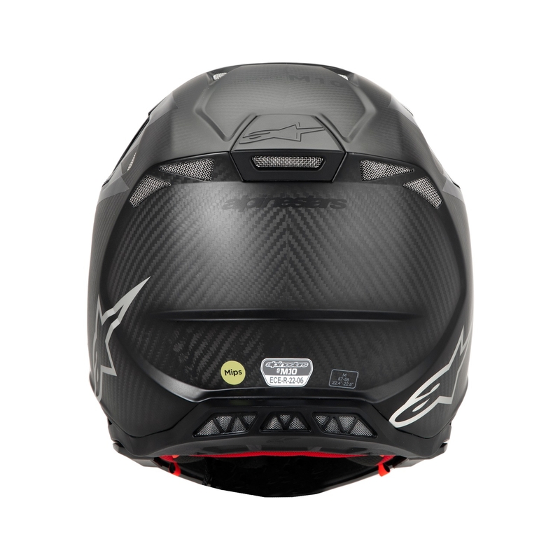 Alpinestars Supertech S-M10 Fame motokrossi kiiver läikiv/matt süsinikkiiver