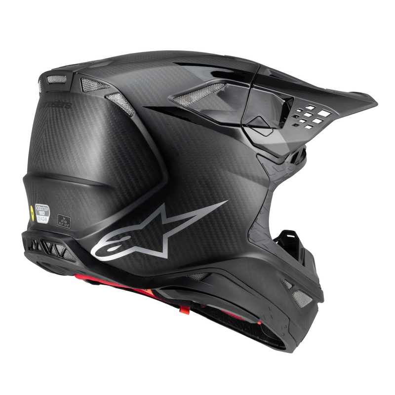 Alpinestars Supertech S-M10 Fame motokrossi kiiver läikiv/matt süsinikkiiver