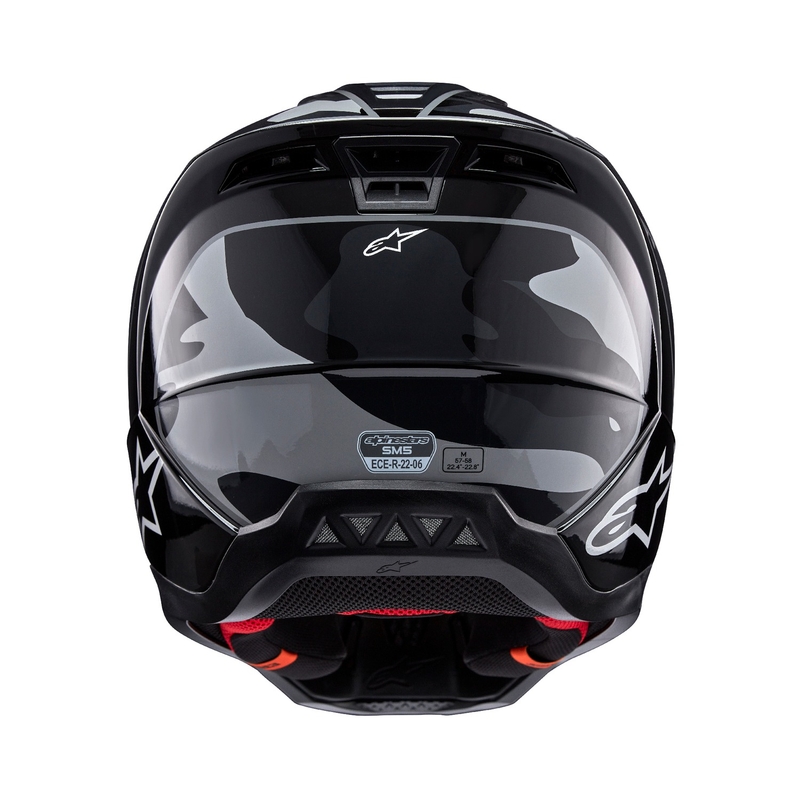 Alpinestars S-M5 Rover 2 motokrossikiiver must ja hõbedane
