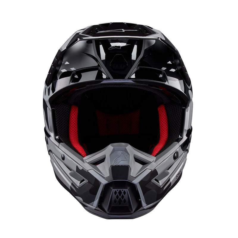 Alpinestars S-M5 Rover 2 motokrossikiiver must ja hõbedane