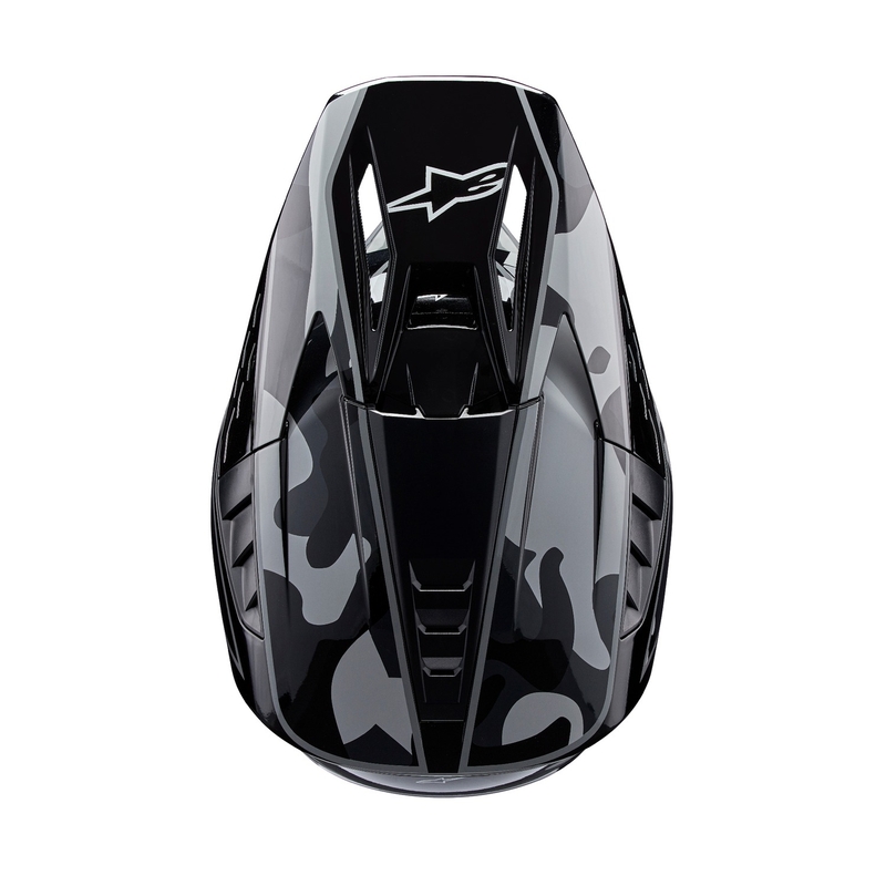 Alpinestars S-M5 Rover 2 motokrossikiiver must ja hõbedane