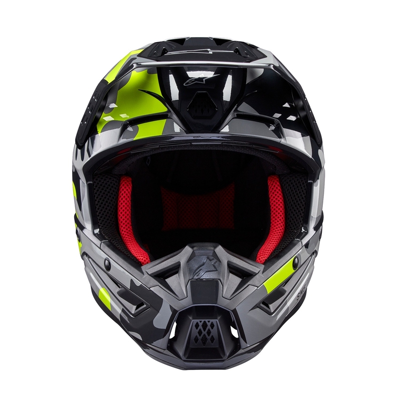 Alpinestars S-M5 Rover 2 motokrossikiiver tumehall-fluo kollane