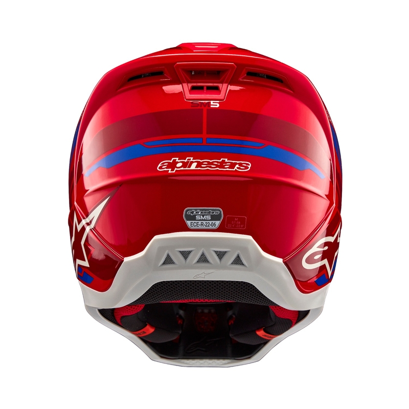 Alpinestars S-M5 Action 2 fluo punane-sinine motokrossikiiver