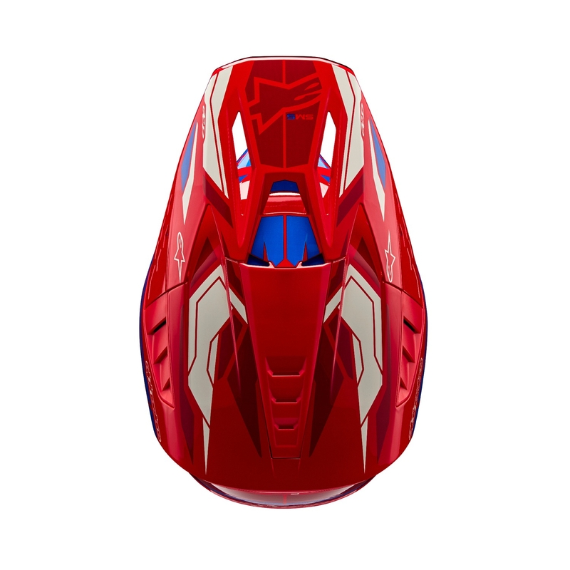 Alpinestars S-M5 Action 2 fluo punane-sinine motokrossikiiver
