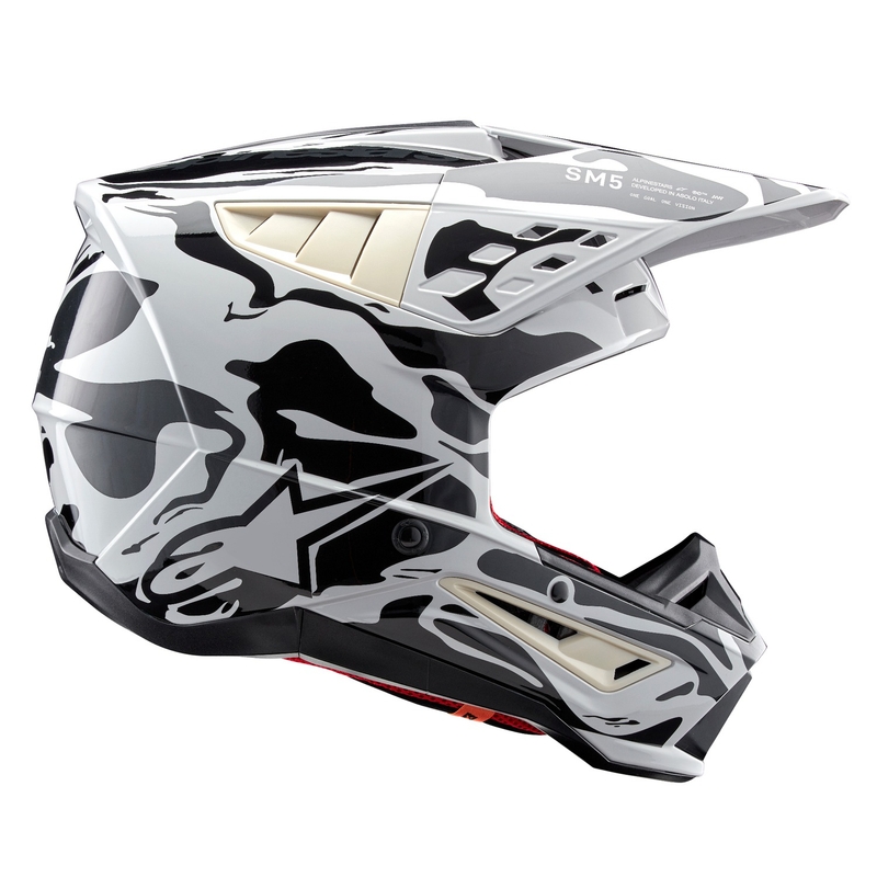 Alpinestars S-M5 Mineral grey camo motokrossikiiver