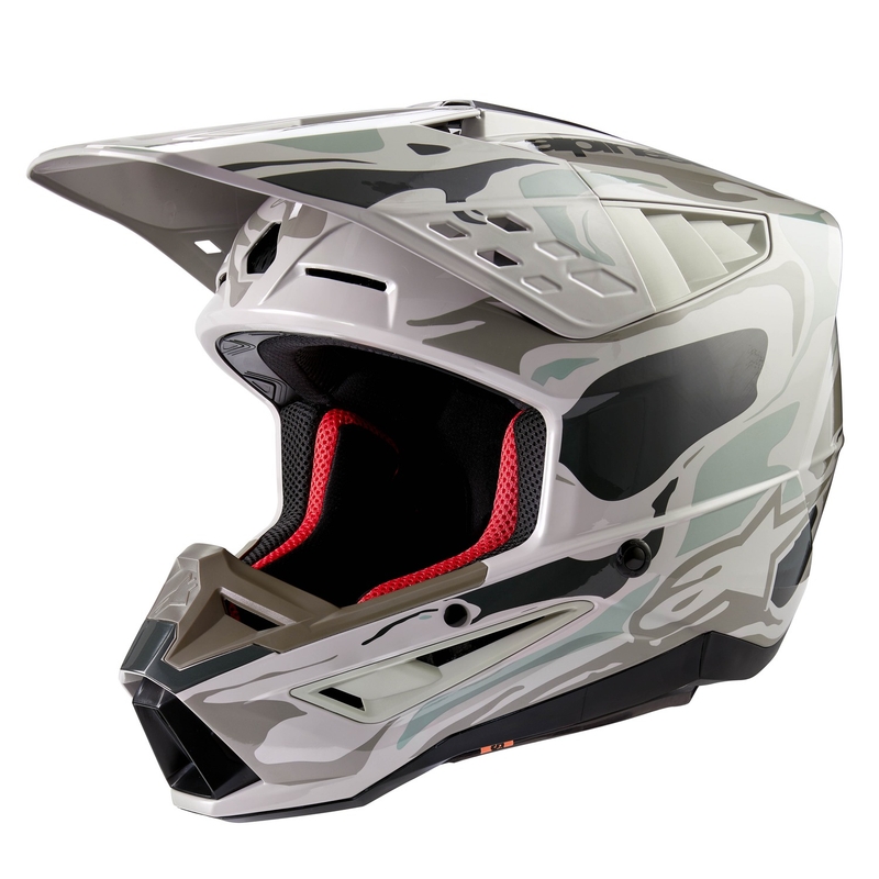 Alpinestars S-M5 Mineral hallikas-roheline motokrossikiiver