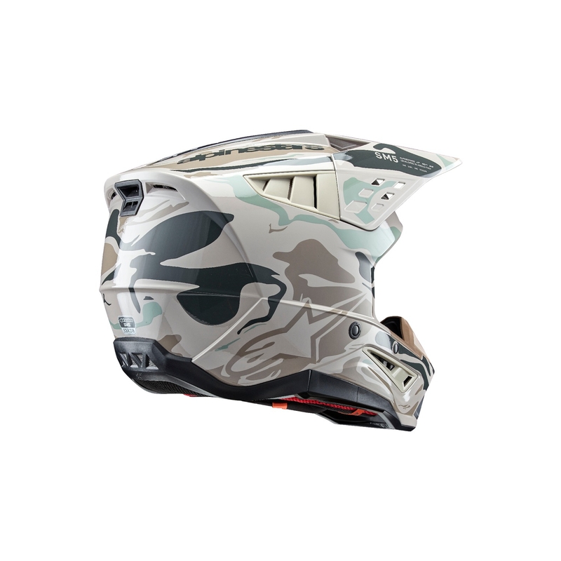 Alpinestars S-M5 Mineral hallikas-roheline motokrossikiiver
