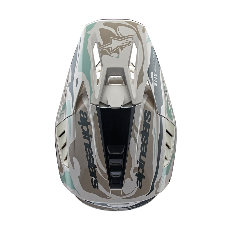 Alpinestars S-M5 Mineral hallikas-roheline motokrossikiiver