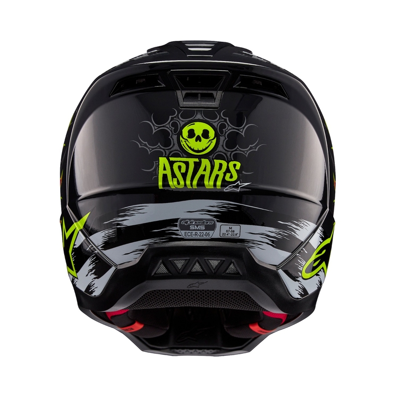 Alpinestars S-M5 Rash hall-fluo punane motokrossikiiver