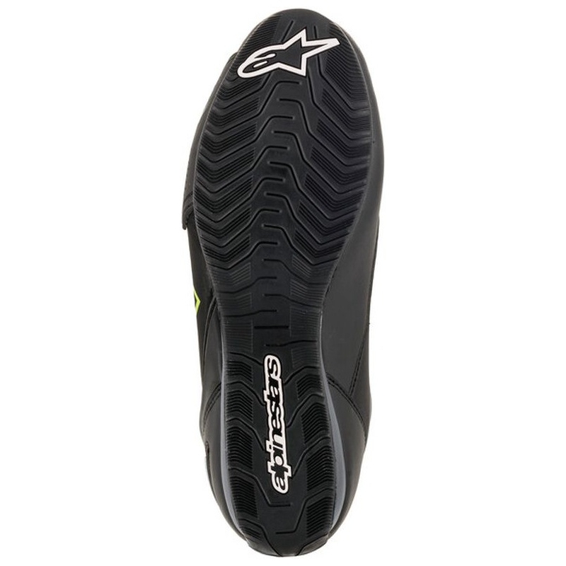 Alpinestars Faster-3 Drystar must-hall-fluo kollane mootorratta saapad