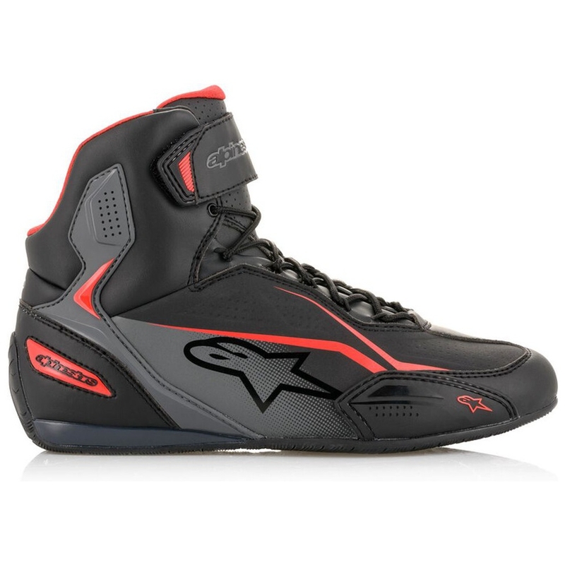 Boty na motorku Alpinestars Faster-3 černo-šedo-červené