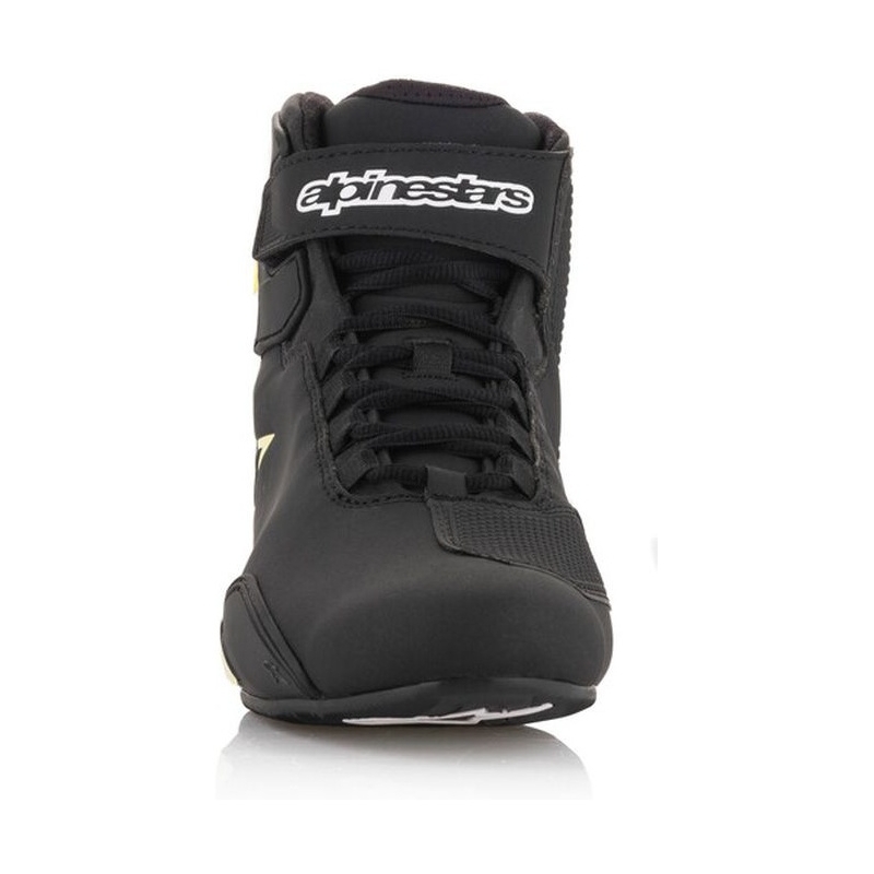 Alpinestars Sector Black-Fluo Yellow mootorratta saapad