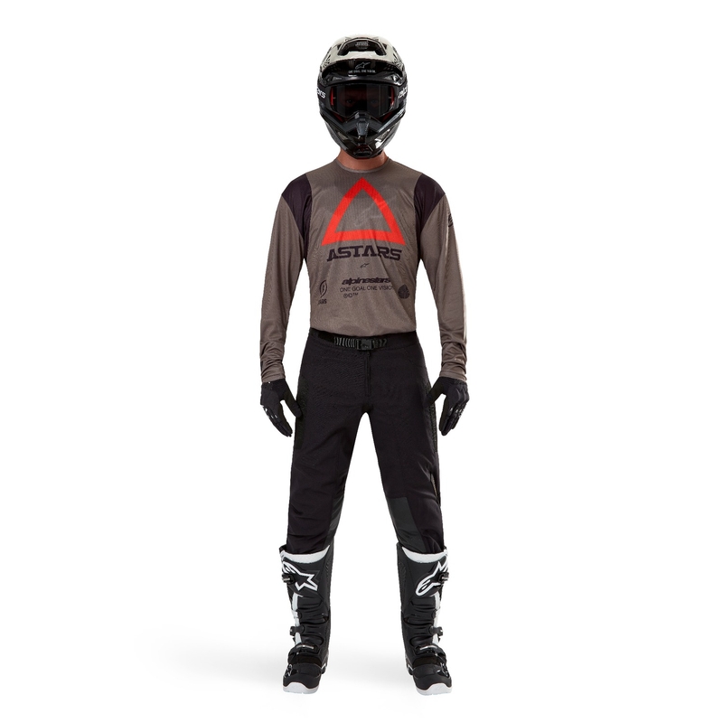 Alpinestars Techdura motokrossitrikoo pruun